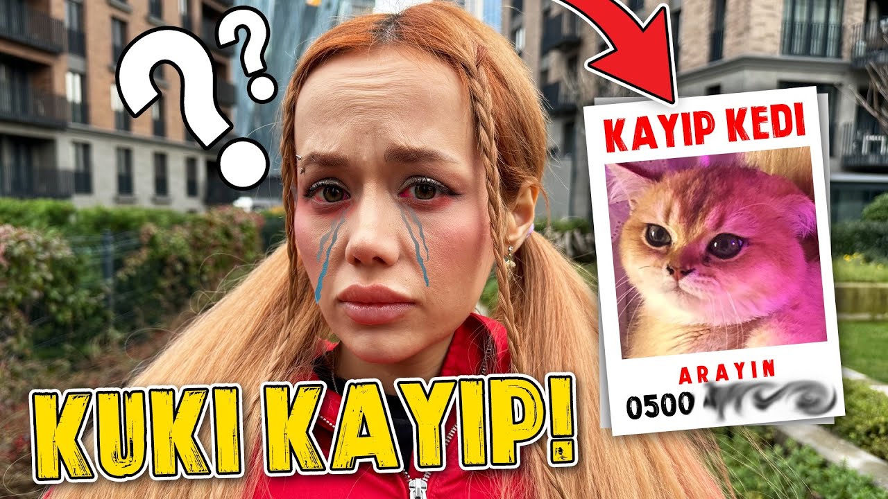 KEDİMİZ KUKİ KAYBOLDU !? ( Bulana Büyük Ödül! )