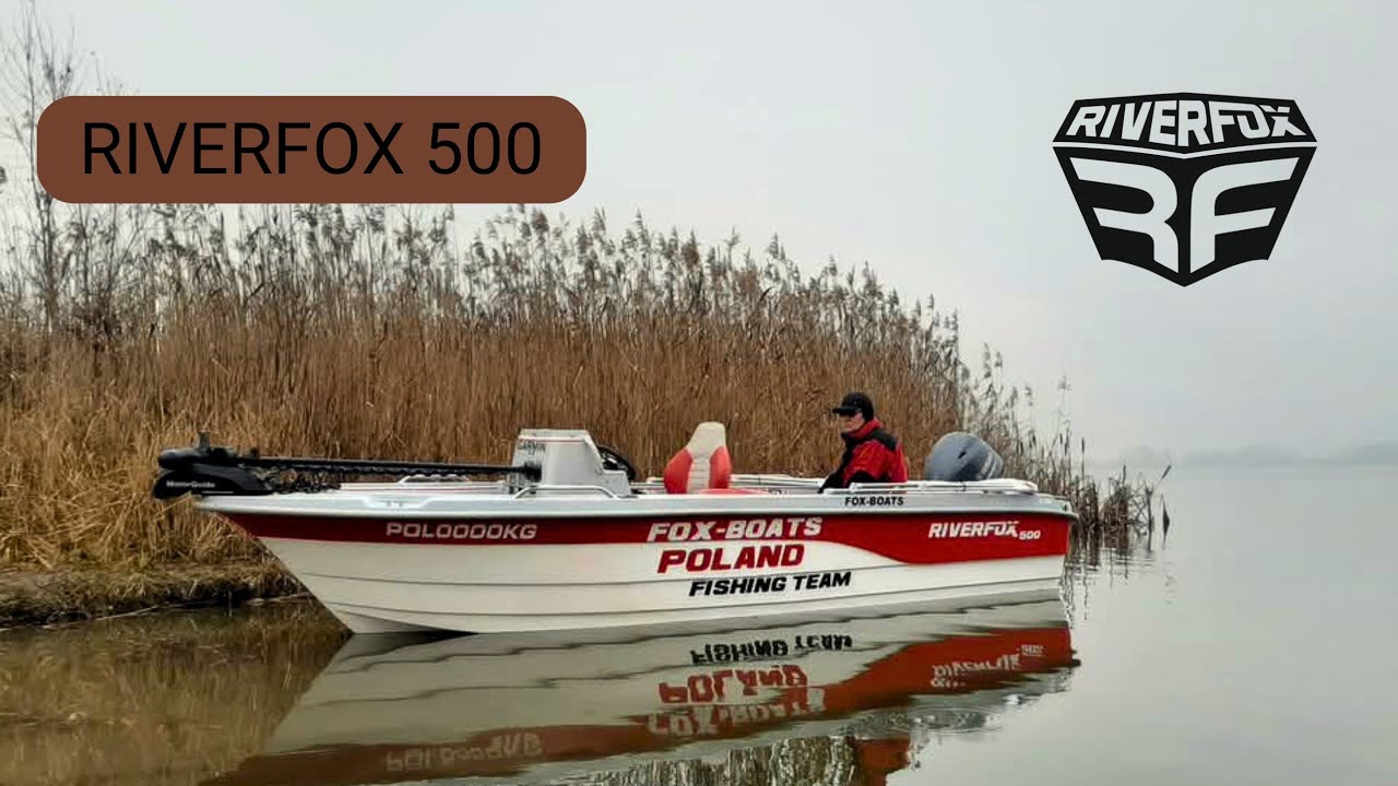 Łódź wędkarska RIVERFOX 500 + silnik Honda 100.  Predatortour  Szwecja.