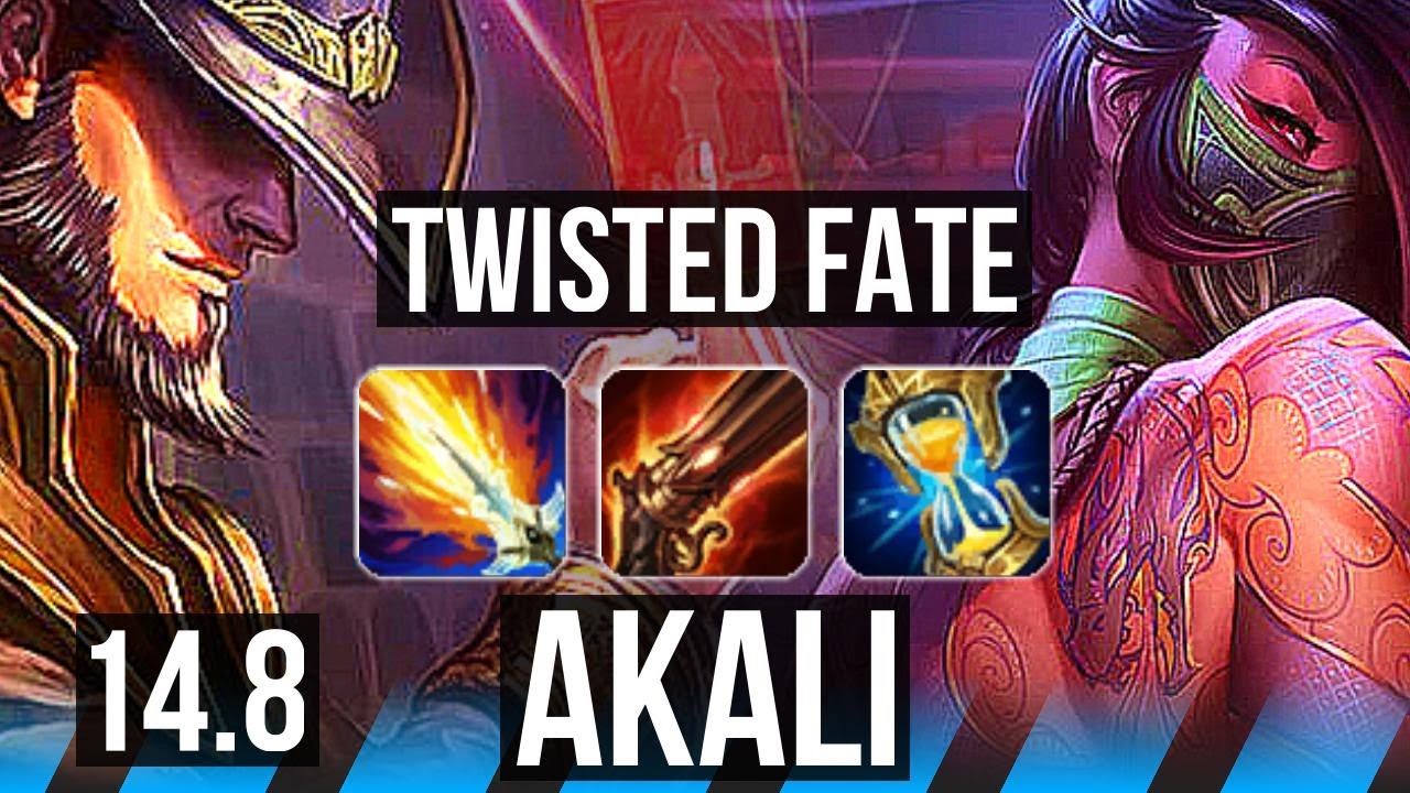 TWISTED FATE vs AKALI (MID) | Rank 2 TF, 7/2/18, 600+ games | JP Challenger | 14.8