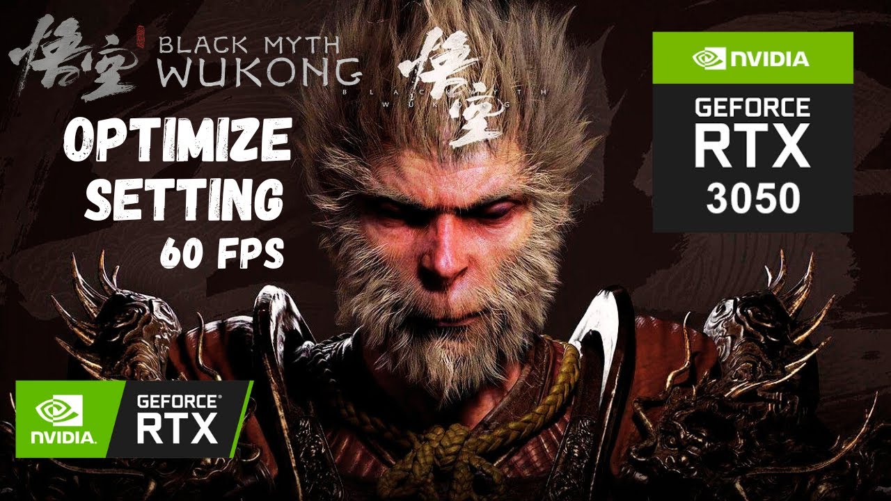 Best Settings for Playing Black Myth: Wukong on RTX 3050 / rtx 3050 black myth wukong fps test