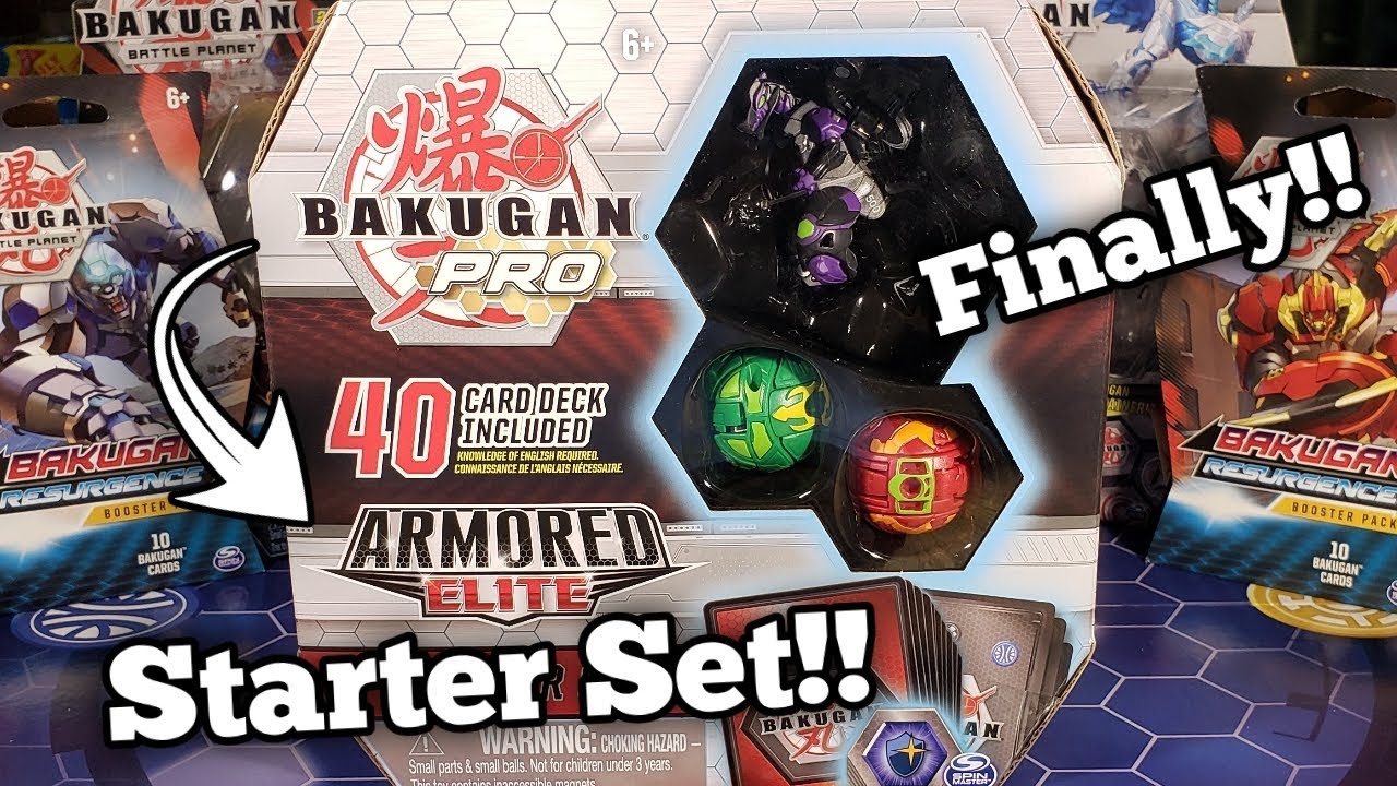 Bakugan Pro Armored Elite Darkus Dragonoid Ultra Starter Set Unboxing/Review!!!