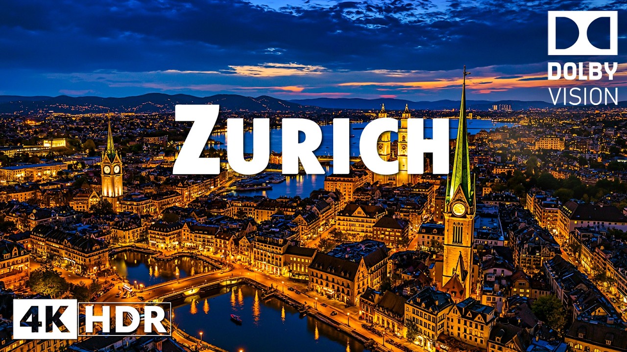 [4K] ZURICH &ndash; Where Mountains Meet the City | Deep House Chill