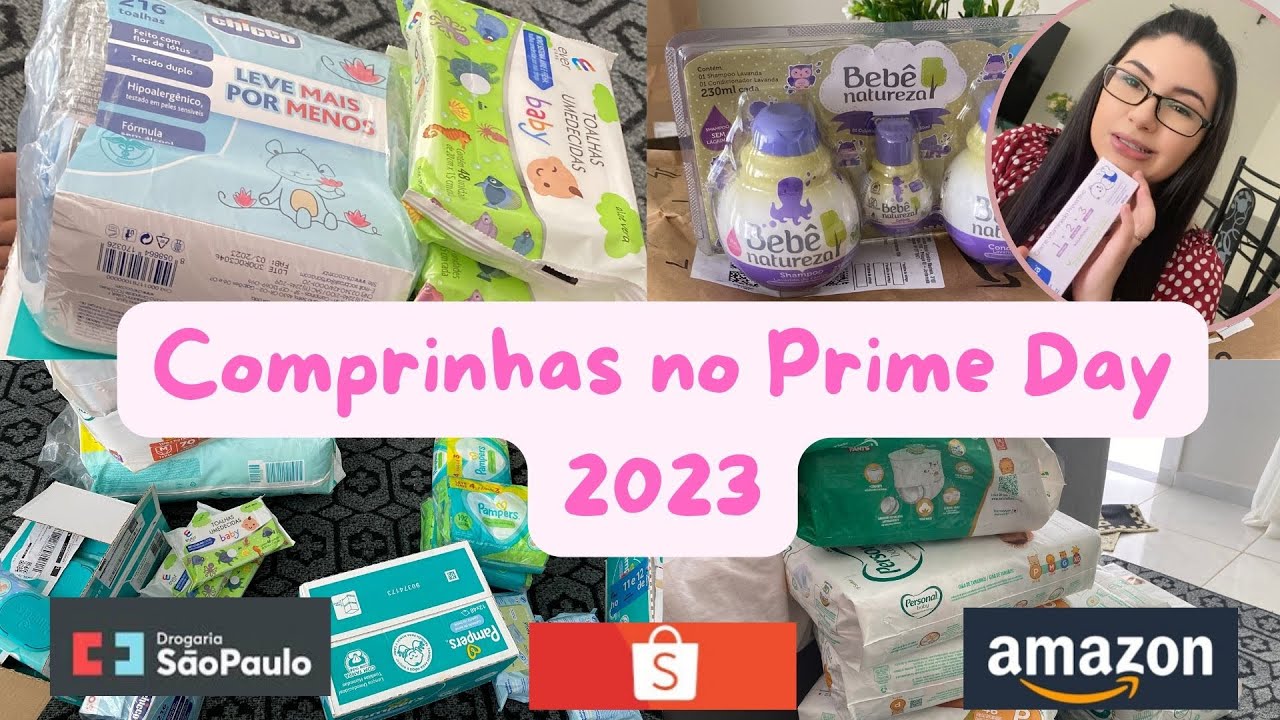 Comprinhas no Prime Day 2023 / Shopee / Drogaria São Paulo - Colab #maedeprimeiraviajem