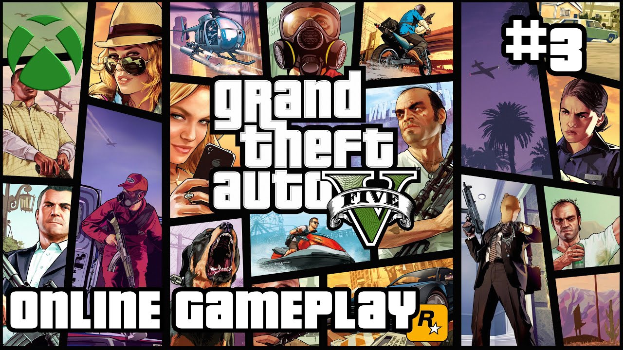 Live - Grand Theft Auto V: online gameplay #3 - solo (XBOX SX)