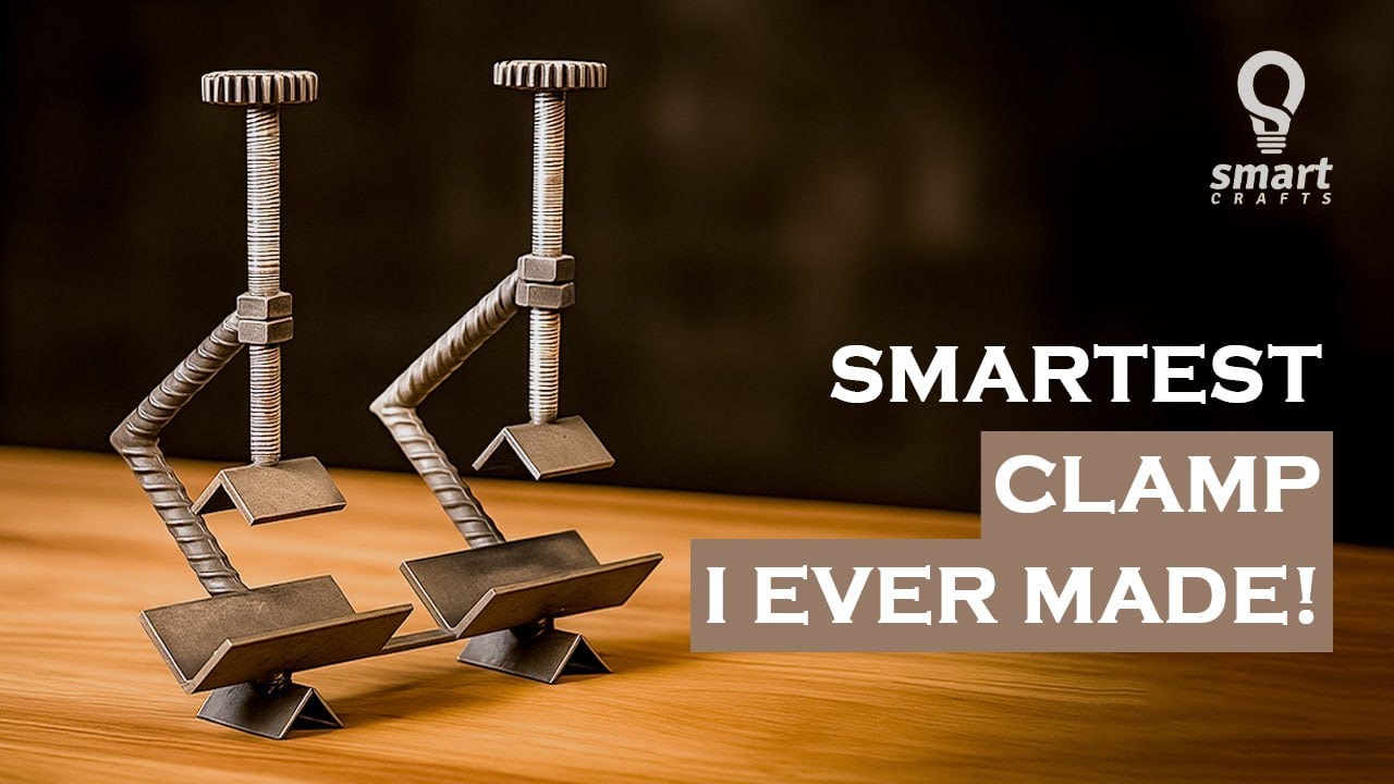 Amazing Invention Of A Smartest Clamp For Workshop Use - Craft Tips and Tricks.