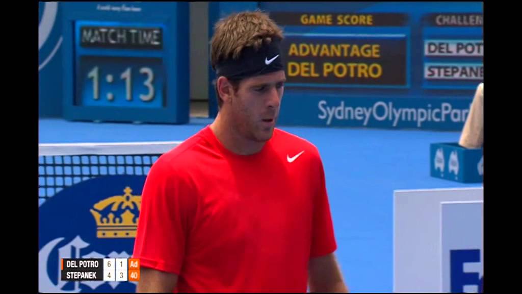 DEL POTRO (ARG) vs STEPANEK (CZE) QUARTER FINALS FULL MATCH Apia International Sydney