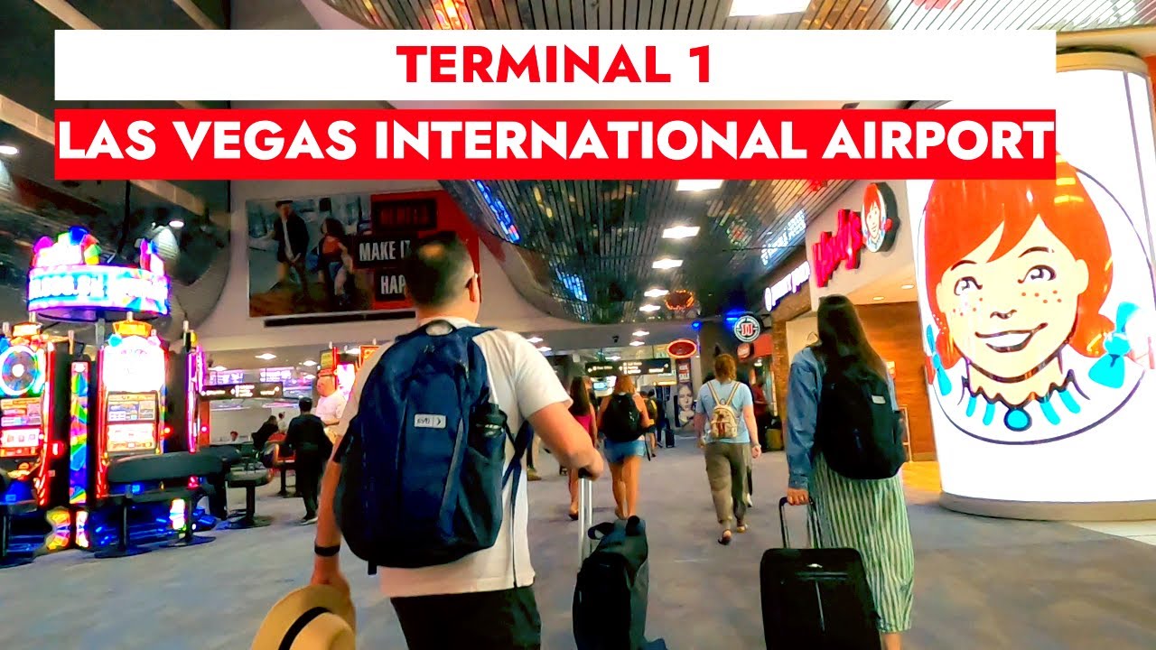 Terminal 1 ✈️🇺🇸LAS at Harry Reid International Airport in Las Vegas, Nevada