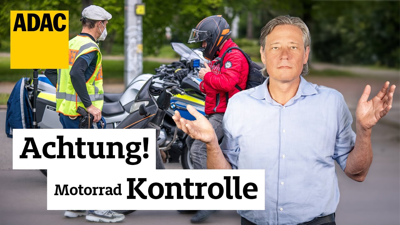 Die Polizei zieht dich raus – Was jetzt? Motorradfahrer aufgepasst | ADAC | Recht? Logisch!