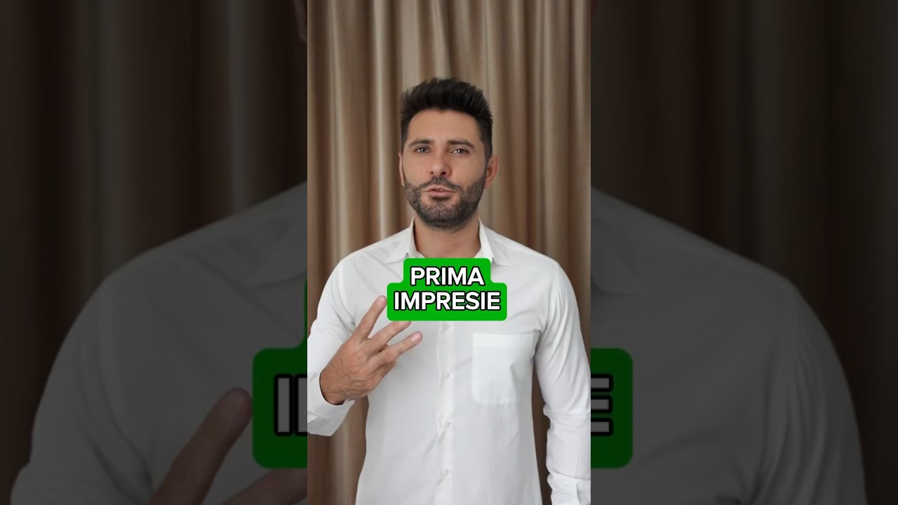 Prima impresie. #limbajultrupului #bodylanguage #limbajulcorpului #training #educatie #comunicare
