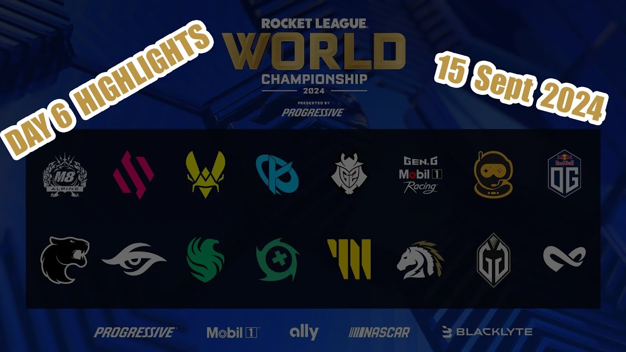 [ОСНОВНЫЕ МОМЕНТЫ ГОЛОВ] День 6 Чемпионата мира RLCS 2024