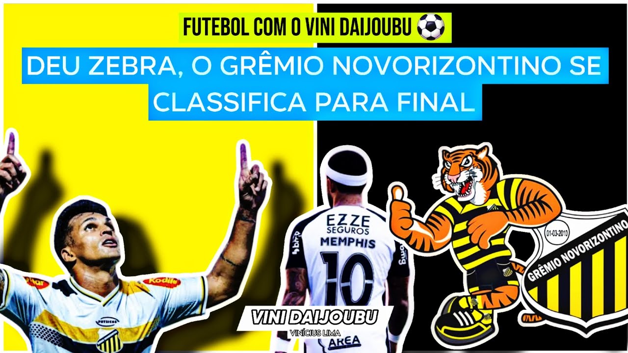 NOVOHORIZONTINO NA FINAL CORINTHIANS CAI GREMIO NOVOHORIZONTINO 1 X 0 CORINTHIANS 