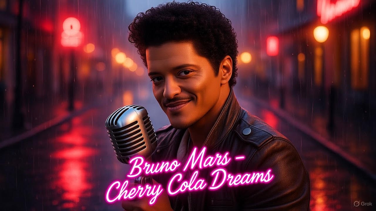 Bruno Mars – Cherry Cola Dreams | Sweet, Fizzy Nighttime Romance