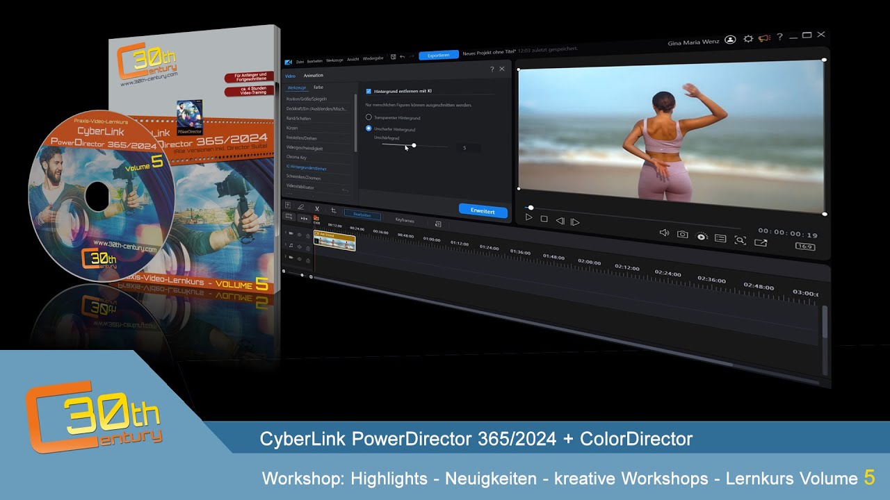 Highlights zum Video Lernkurs Volume 5 für CyberLink PowerDirector 365