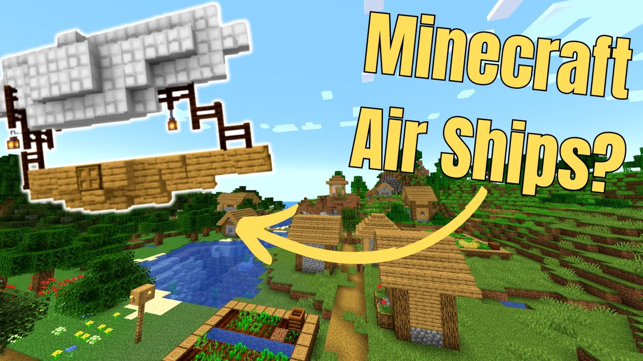 How To Build Your First Airship! Valkyrien Skies Tutorial