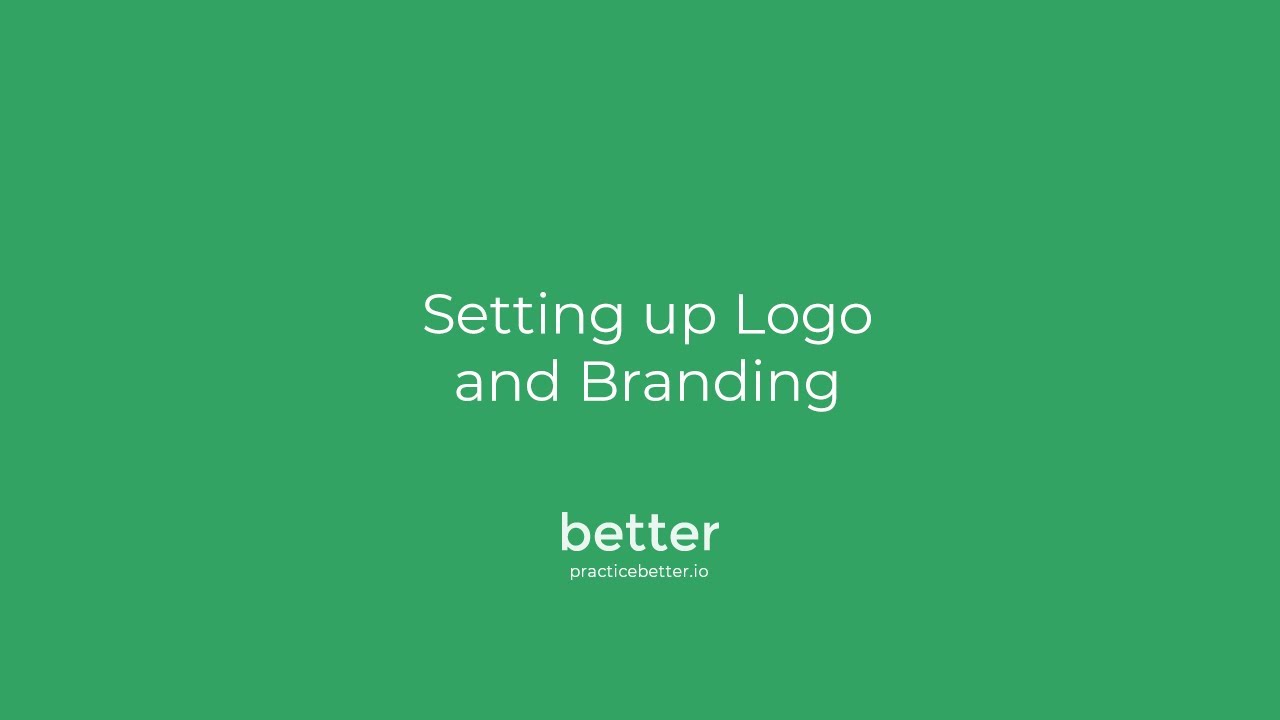 Setting Up Logo And Branding