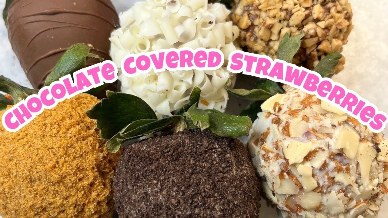 How to dip and decorate chocolate covered strawberries