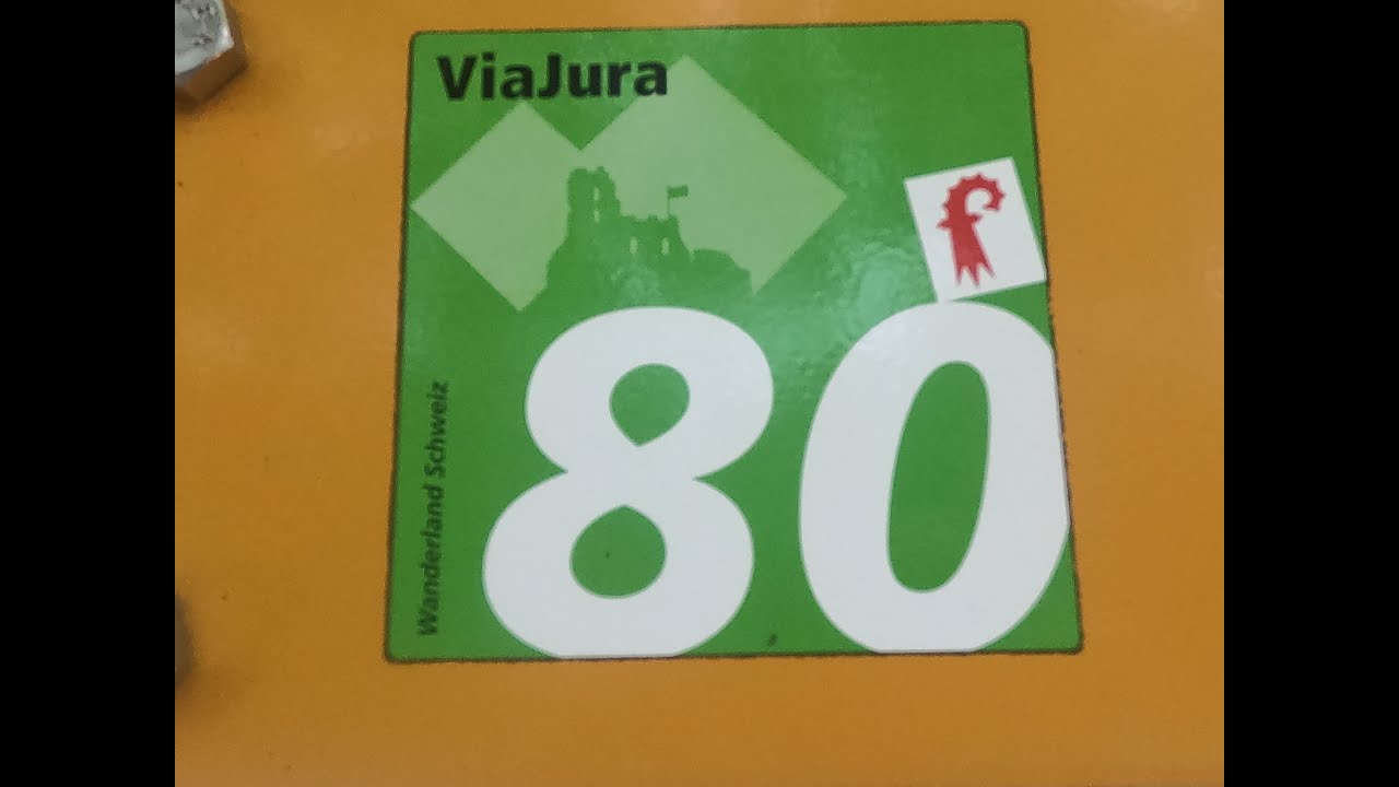 (A) Europa Fernwanderweg E5 (CH-80) von Basel via Aesch nach Laufen