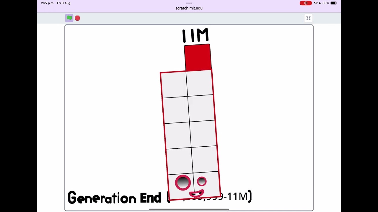 Yearblocks band 10,999,993-11,000,018