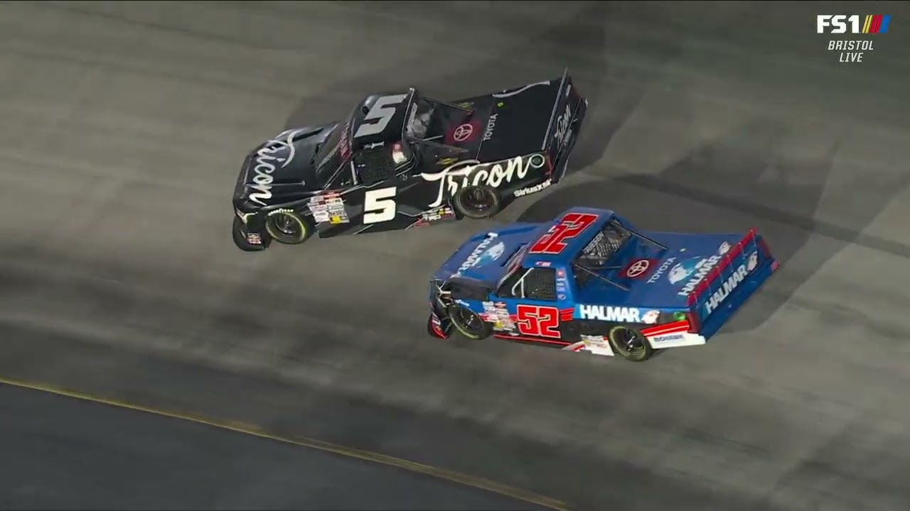 2025 Weather Guard Truck Race - Toni Breidinger and Stewart Friesen crash