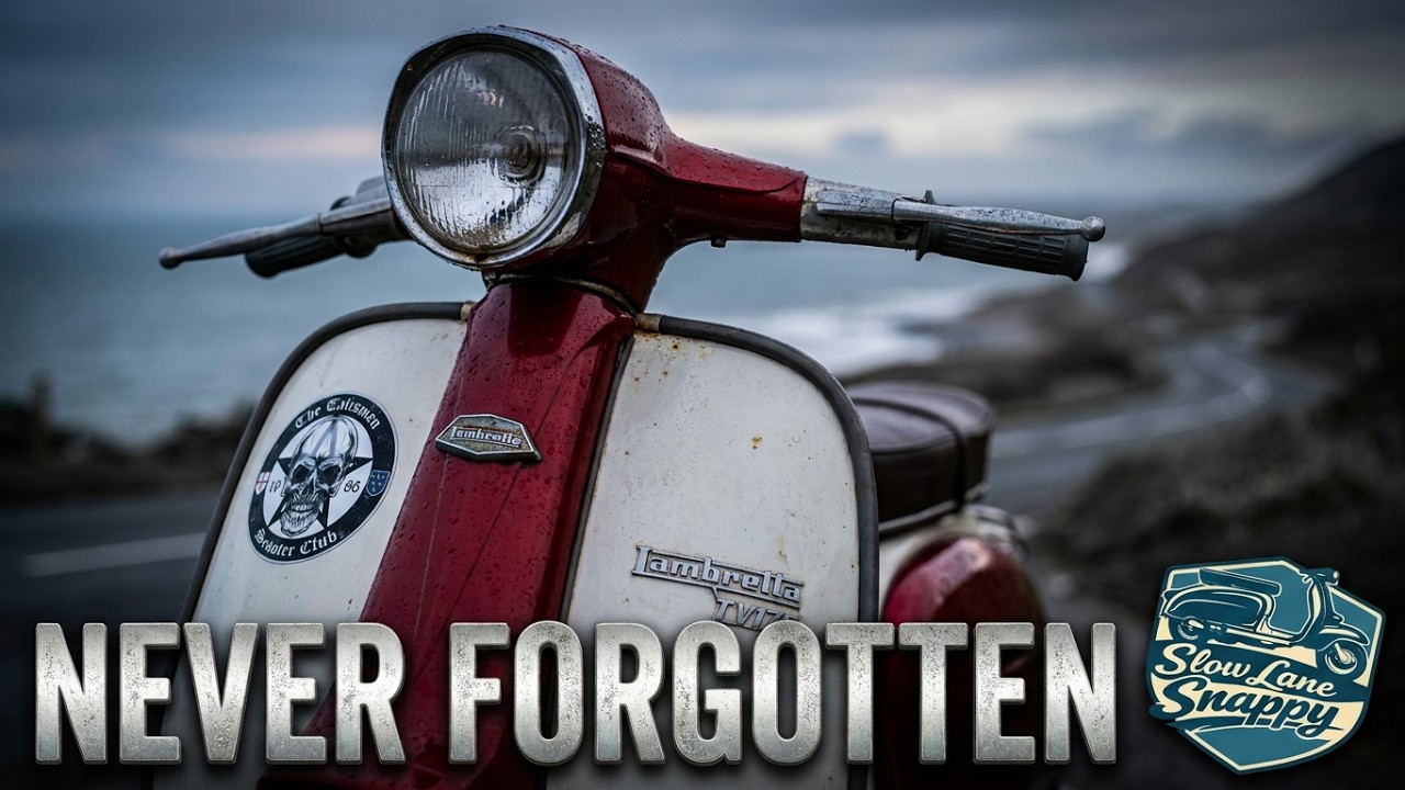 The Talismen Scooter Club - Solo ride on memorial club scooter.