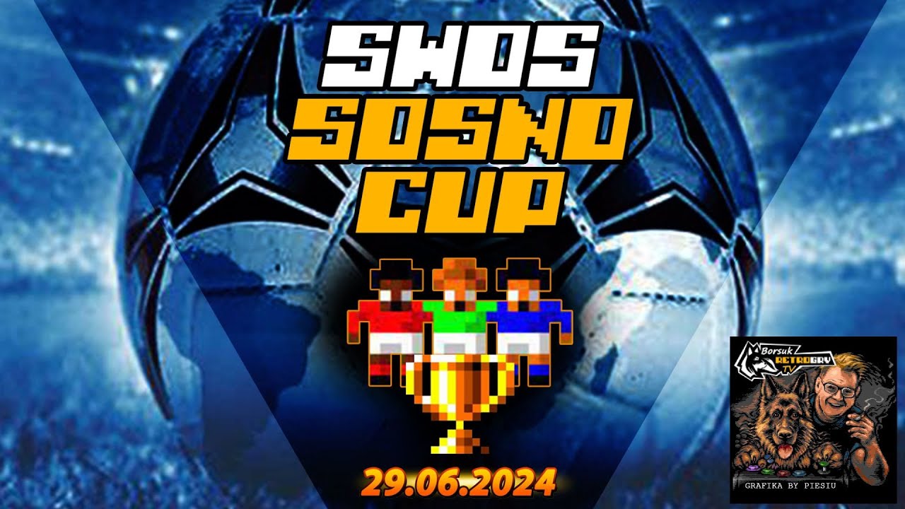Borsuk Retro Gry TV: SWOS SOSNO CUP 2024 - Turniej Live w SENSIBLE WORLD OF SOCCER (AMIGA)