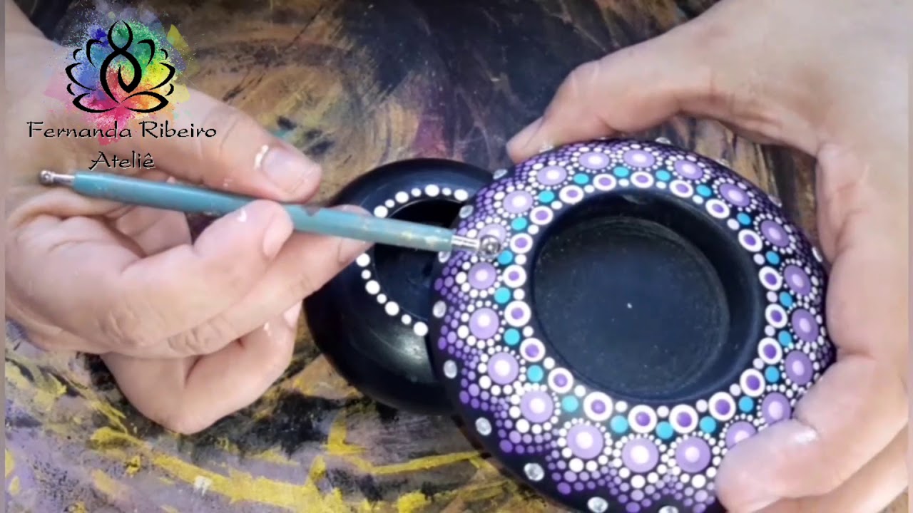Mandala Porta Vela feita em pontilhismo - dicas,erros e truques.Gostou?Já deixa um👍,isso nos motiva.