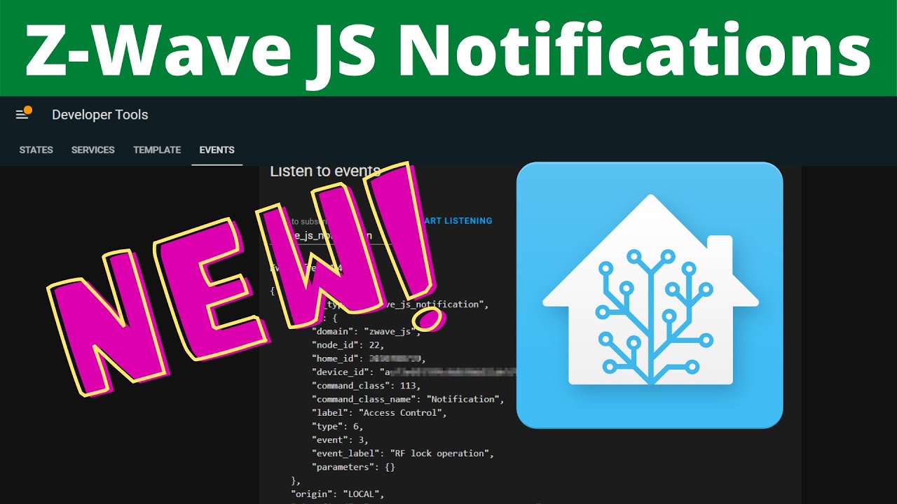 NEW Z-Wave JS notifications in Home Assistant! Update your configuration now!