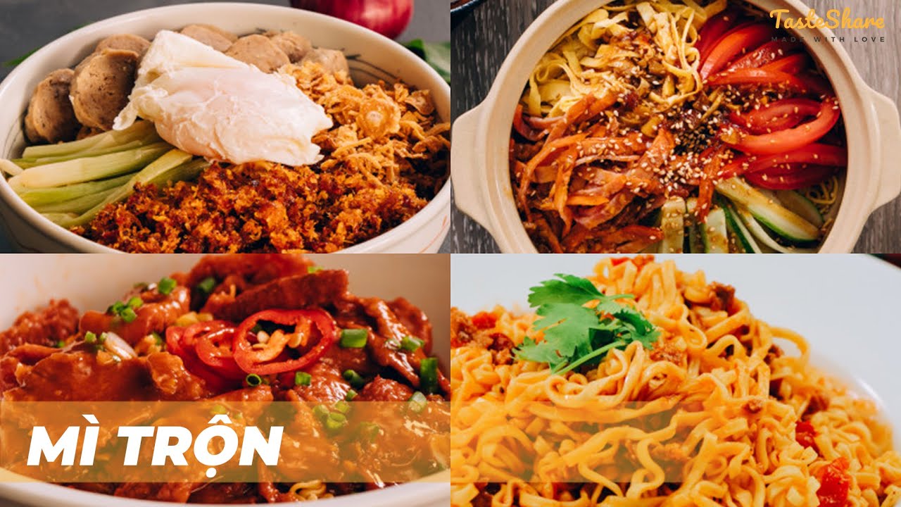 CÁCH LÀM 4 MÓN MÌ TRỘN | TasteShare