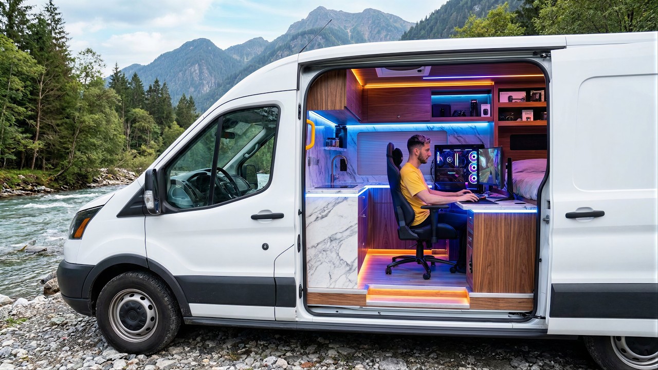 I Built a Stealth Gaming Camper Van