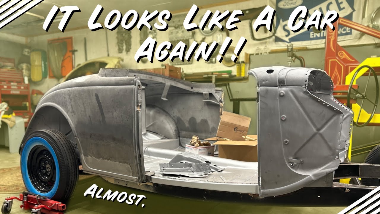 1936 Ford Roadster Quarter Panel Patches WELDED