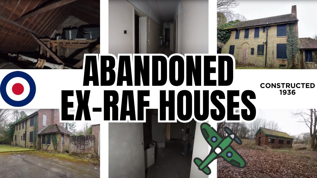 Abandoned ex-RAF houses.