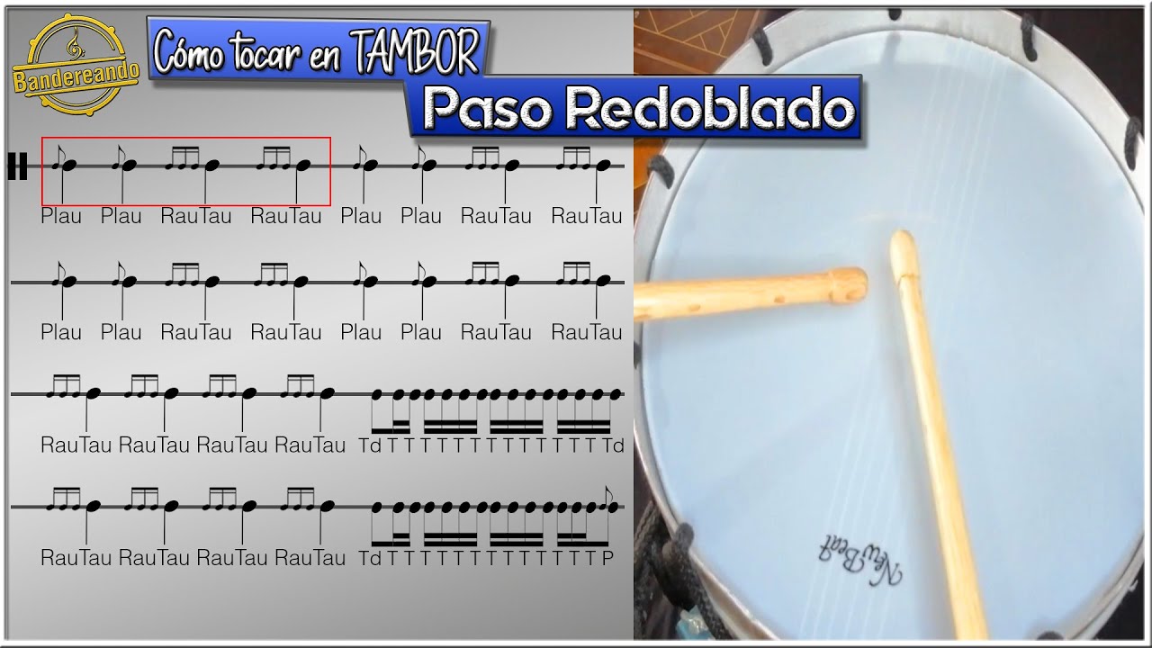 Como TOCAR Paso Redoblado | Aprende a TOCAR TAMBOR desde cero