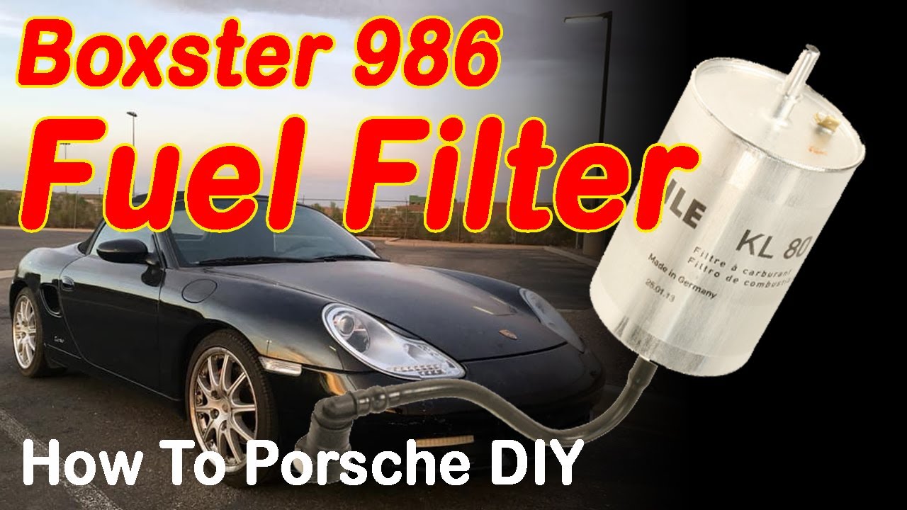 Как заменить топливный фильтр на Porsche Boxster 986. Замена топливного фильтра — Расположение то...