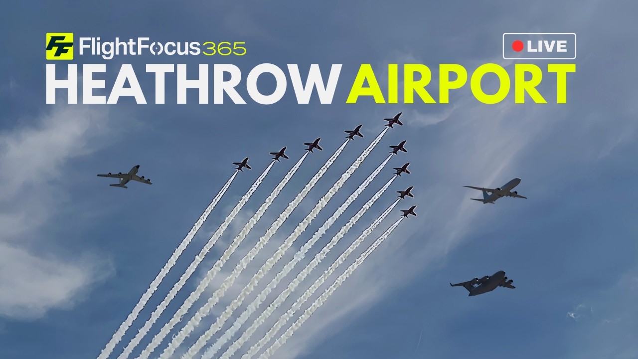 Heathrow Airport Live - Trooping The Colour - Saturday 13th June 2026