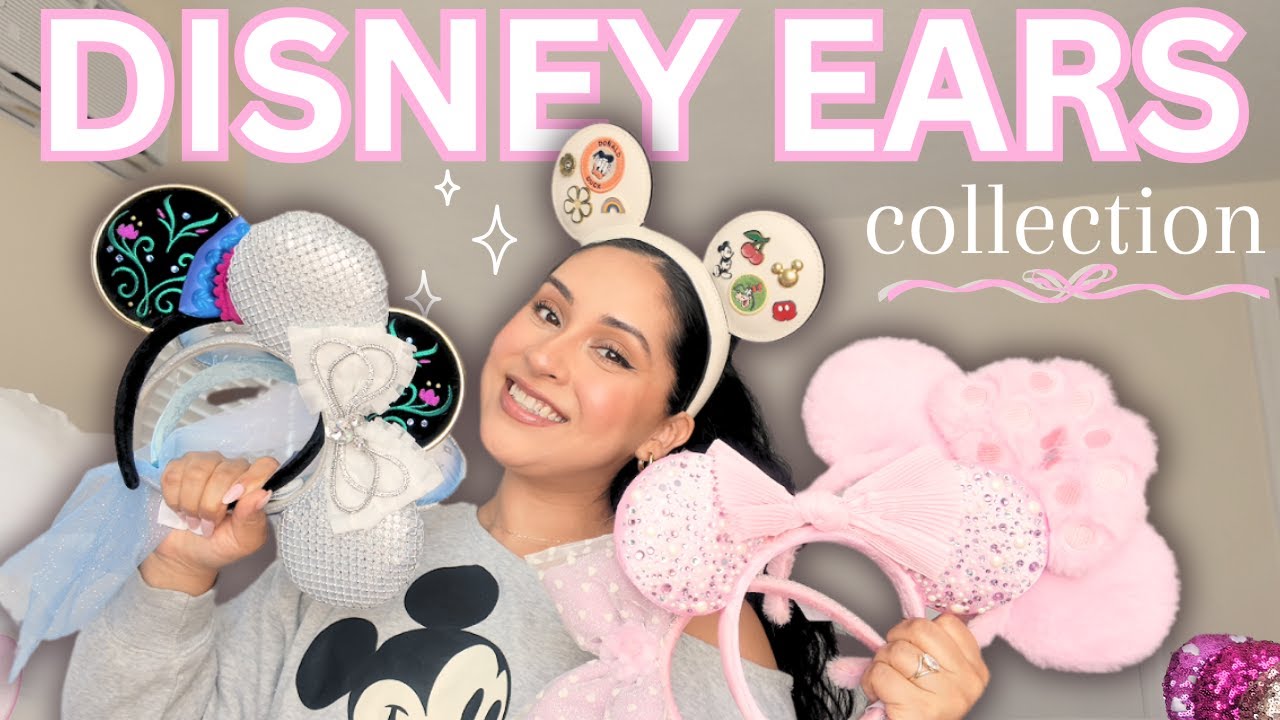 FULL MINNIE MOUSE EAR COLLECTION- coach, tokyo disney, disneyland parks, etc.