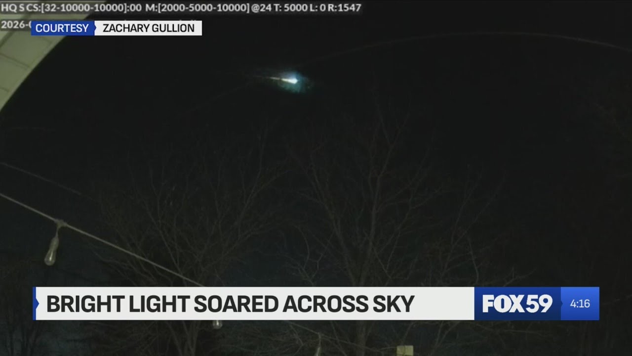 Fireball reported across central Indiana skies. Did you see it?