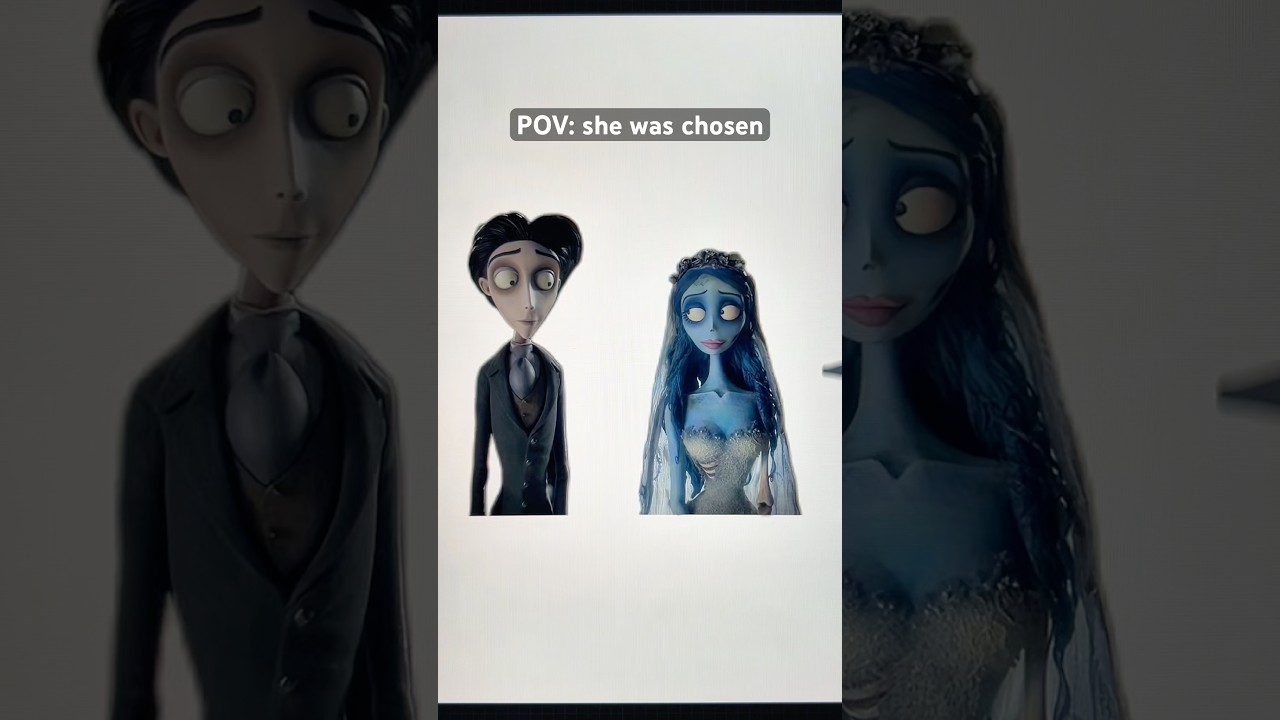 Emily the corpse bride glow up #corpsebride #glowup #timburton #transformation #emily