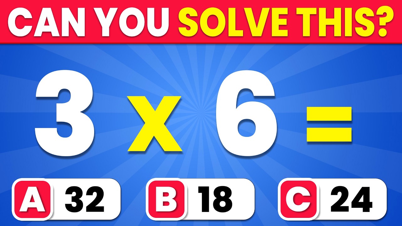 Test your math skills! Ages 5-8