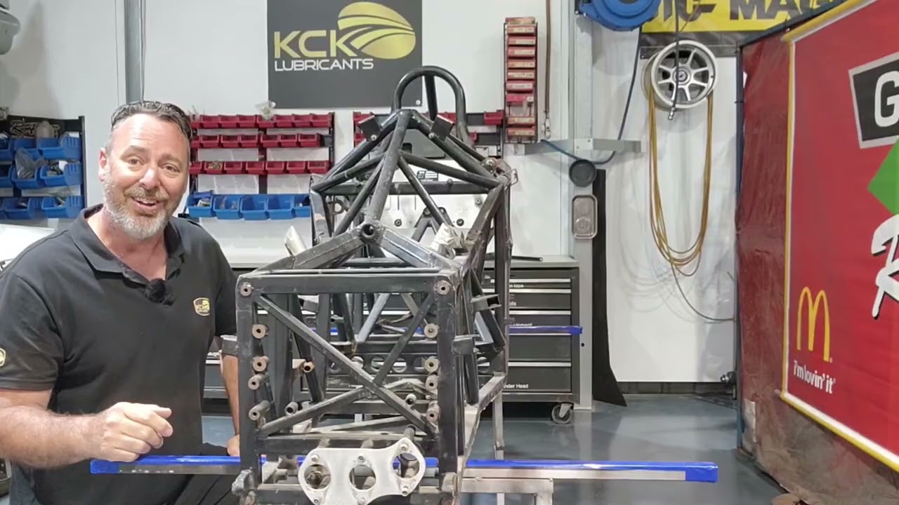 Formula Ford Chassis disassembly Van Diemen RF96K restoration Episode 1, by KCK Racing Australia