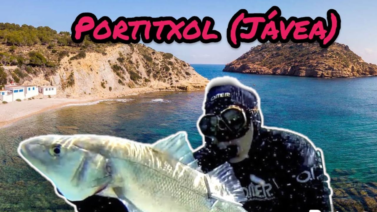 Pesca Submarina con Rafa Garcia  en J&aacute;vea en cala Portitxol esperas tras las islas