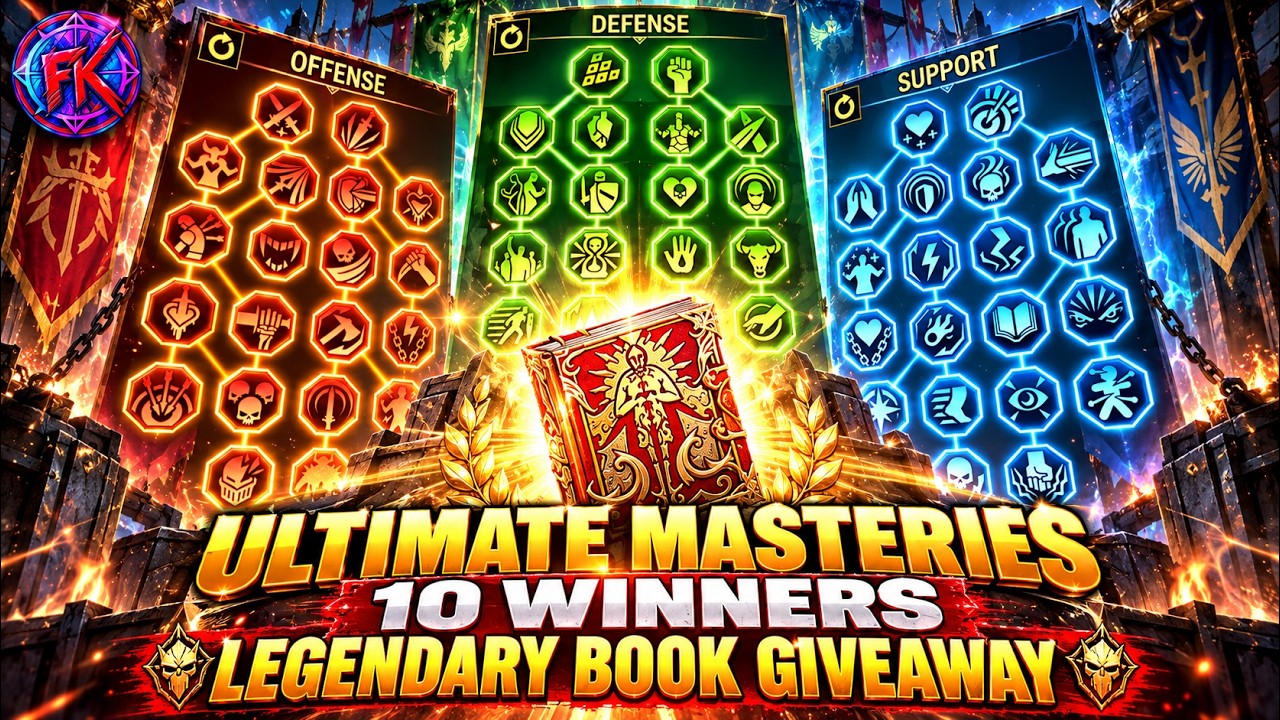 THE COMPLETE MASTERIES GUIDE! + 10 GIVEAWAY! | RAID: Shadow Legends