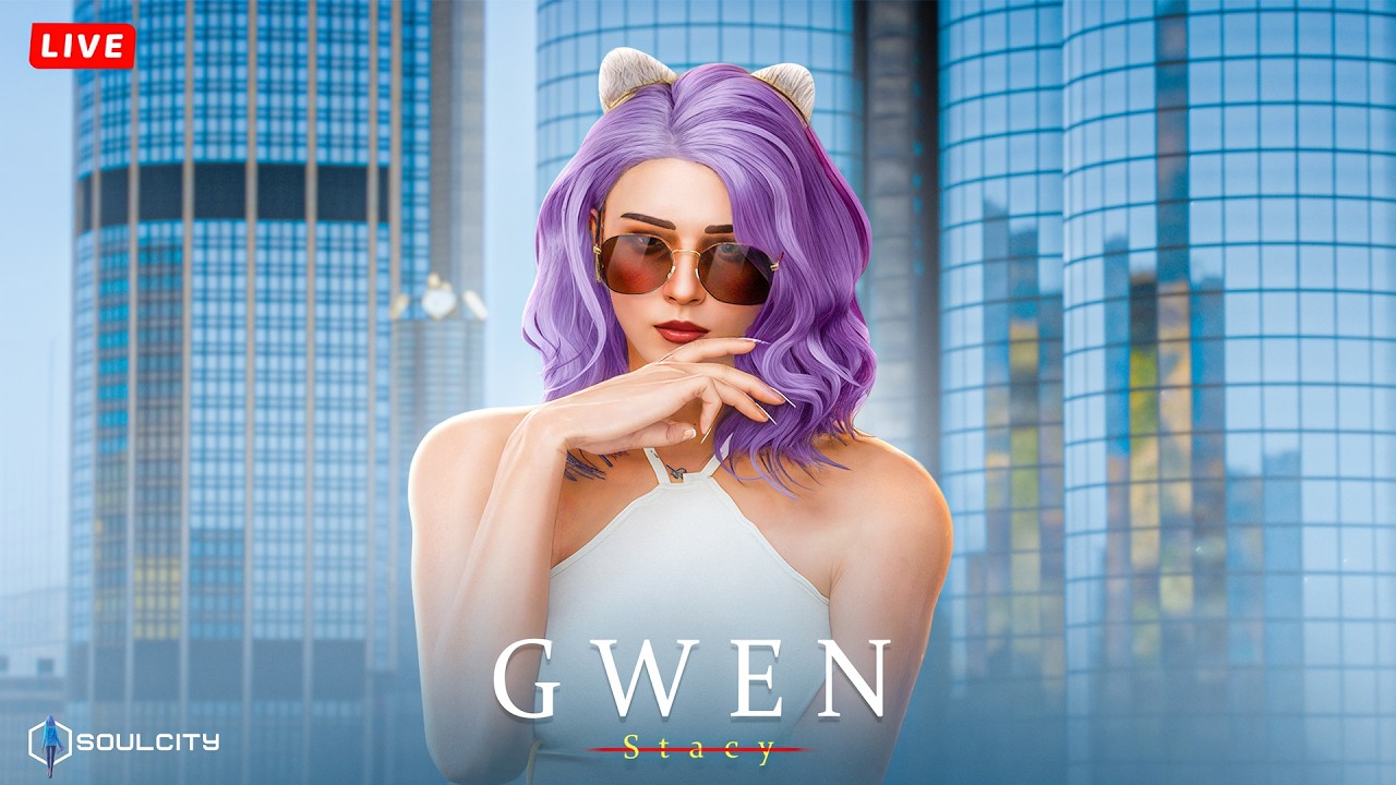 Gwen Stacy in Soulcity by ECHO RP😚#soulcity #gwenstacy #gta5 #lifeinsoulcity