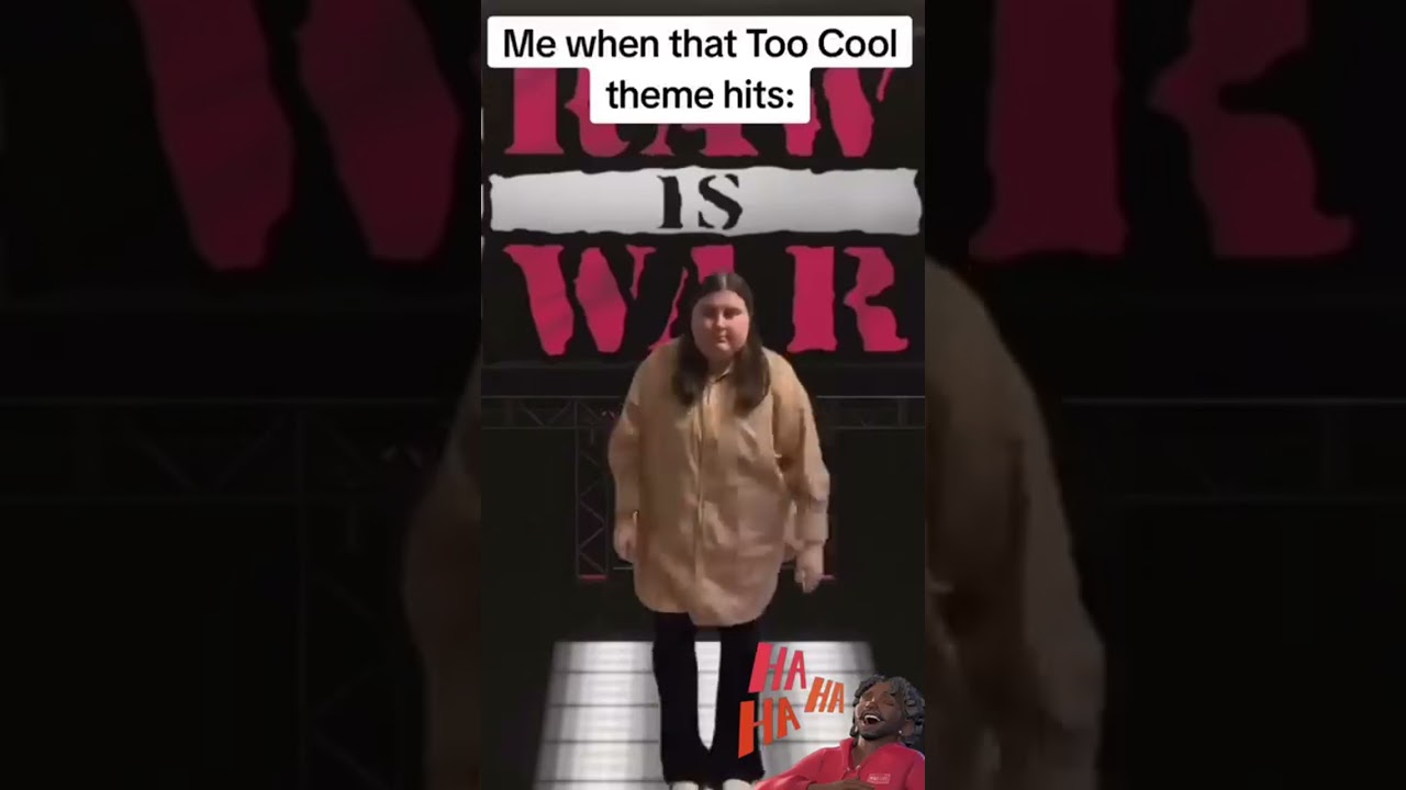 When That Too Cool Theme Song Plays 🤣 #Rawiswar #wwe #wrestling #funny #reels #explore #explorepage