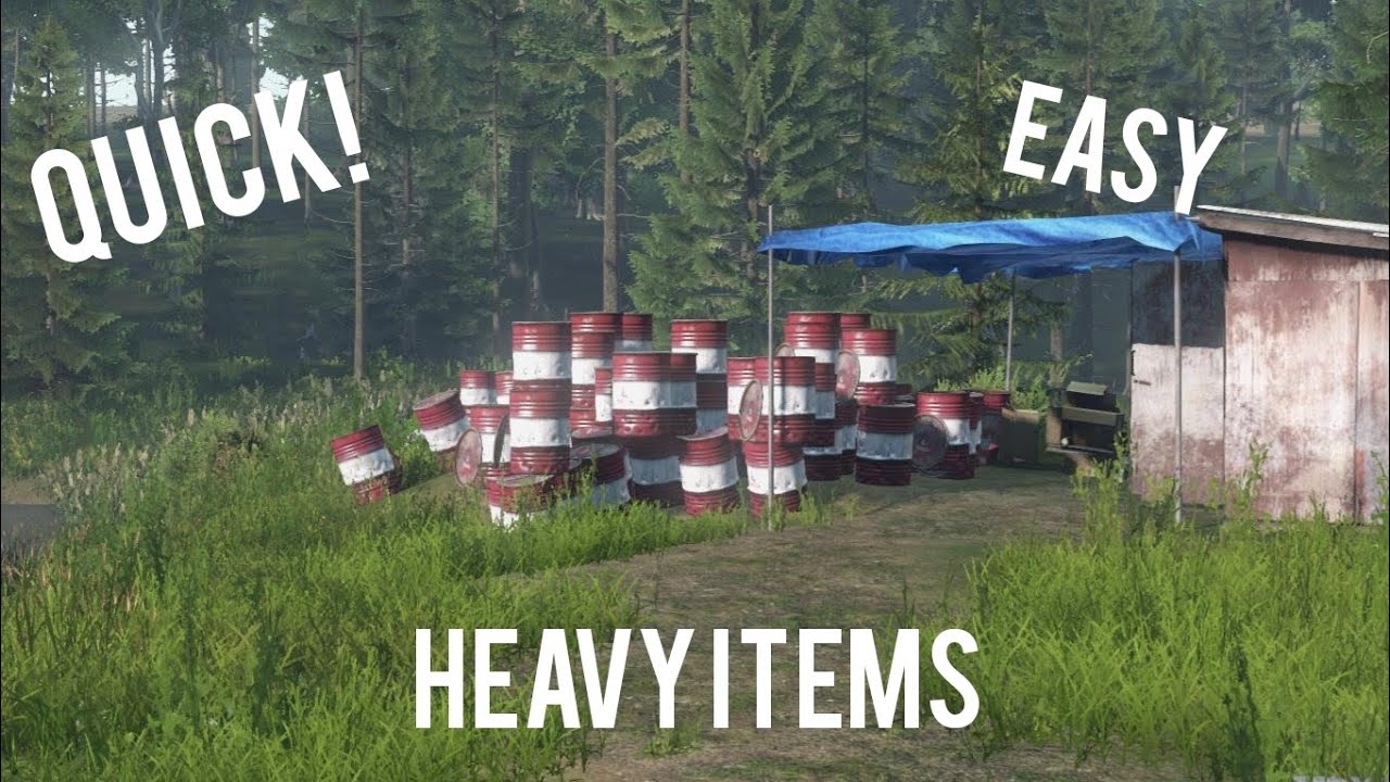 How To Run With Heavy Items | Dayz 1.28