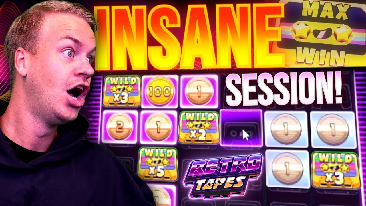 CRAZY MAX WIN SESSION ON RETRO TAPES!!!