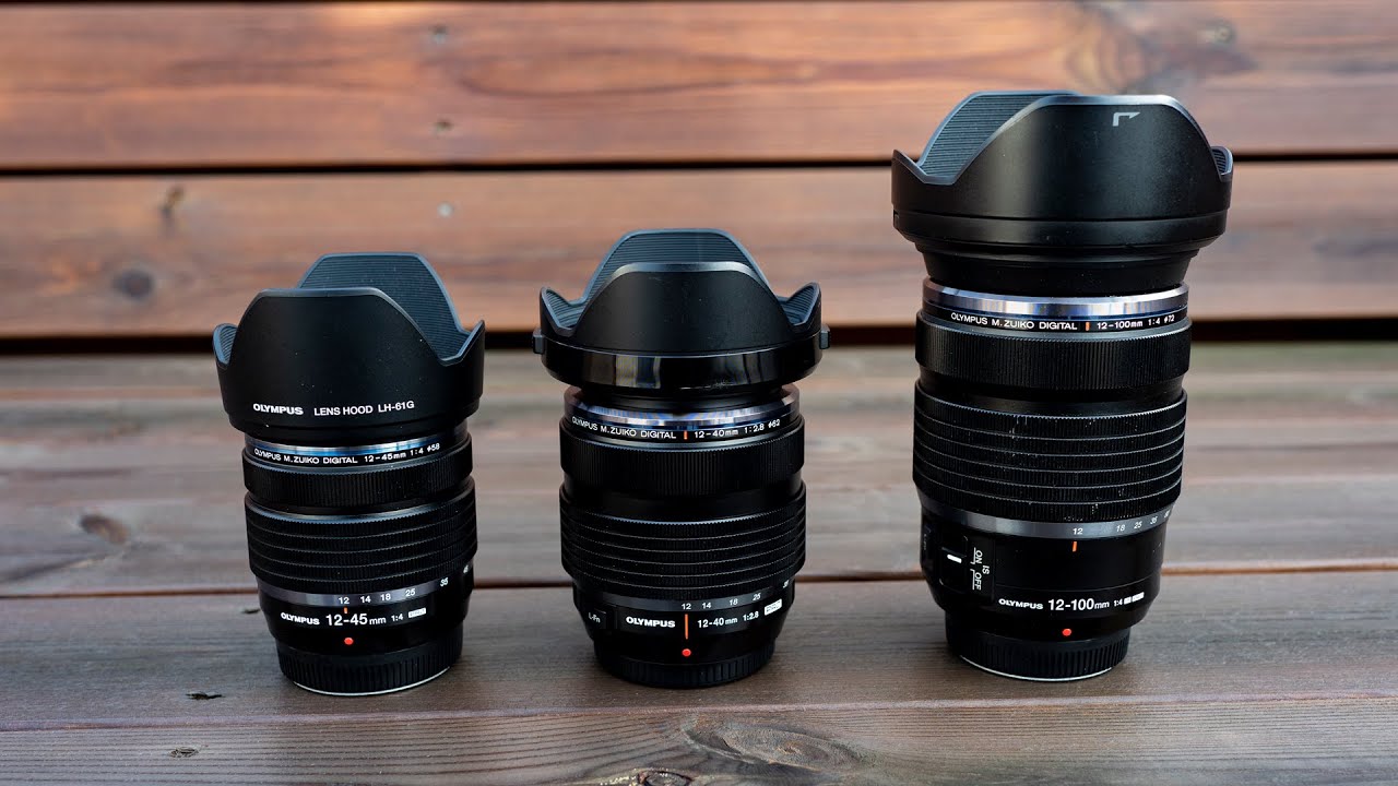 Olympus 12-100mm F4 Pro vs. 12-45mm f4 Pro vs. 12-40 f2.8 Pro