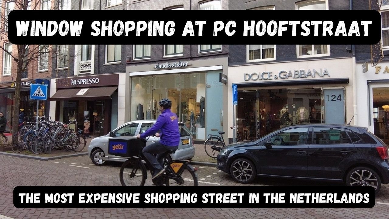 PC Hooftstraat Amsterdam Walking Tour [4K] | The Most Expensive Shopping Street in the Netherlands