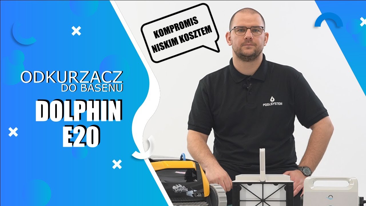 Dolphin E20 - automatyczny odkurzacz do basenu - funkcje i zawartość
