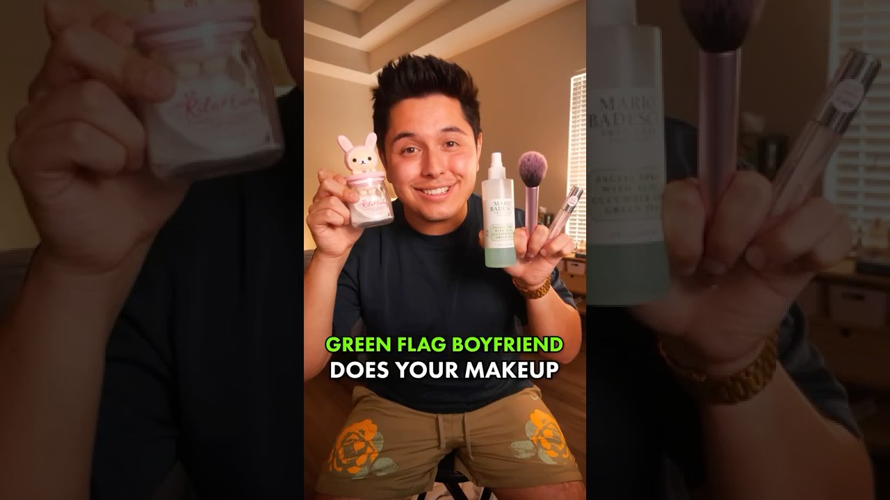 Green Flag Boyfriend Does Your Makeup 💄 | #ASMR