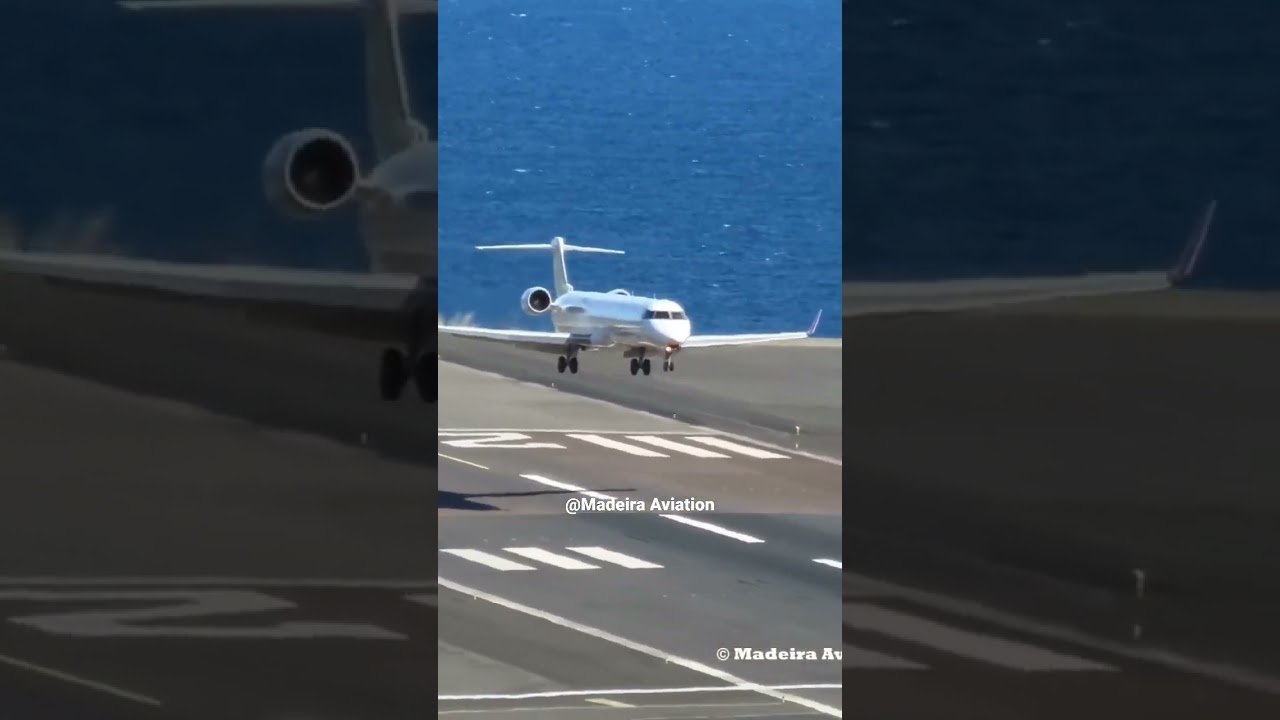 Scary Windshear Landing at Madeira  Airport